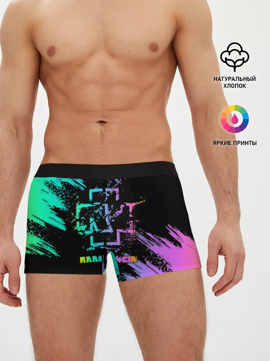 Мужские трусы боксеры / RAMMSTEIN