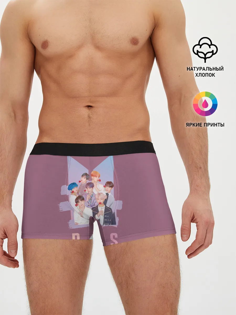 Мужские трусы боксеры / BTS