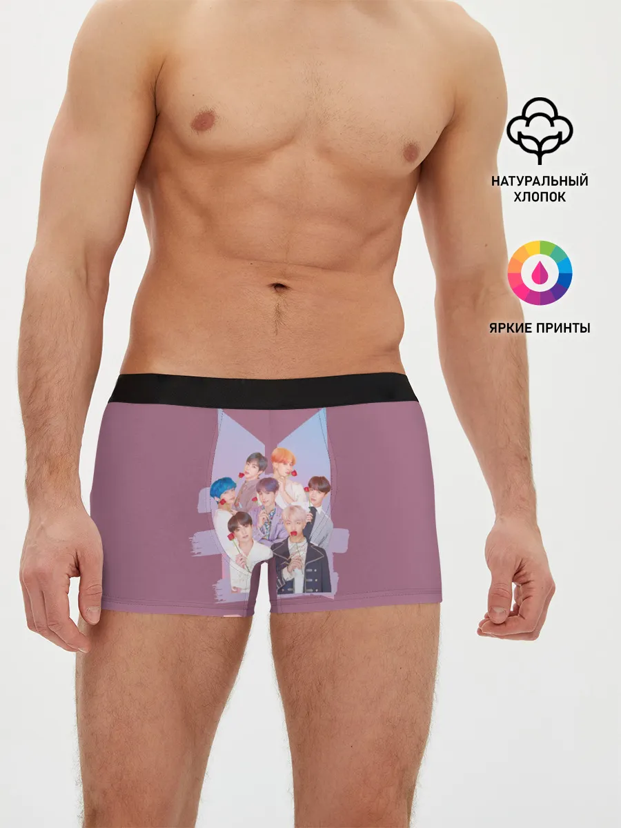 Мужские трусы боксеры / BTS
