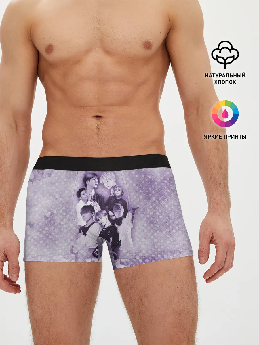 Мужские трусы боксеры / BTS