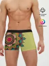 Мужские трусы боксеры / мандала узор тату