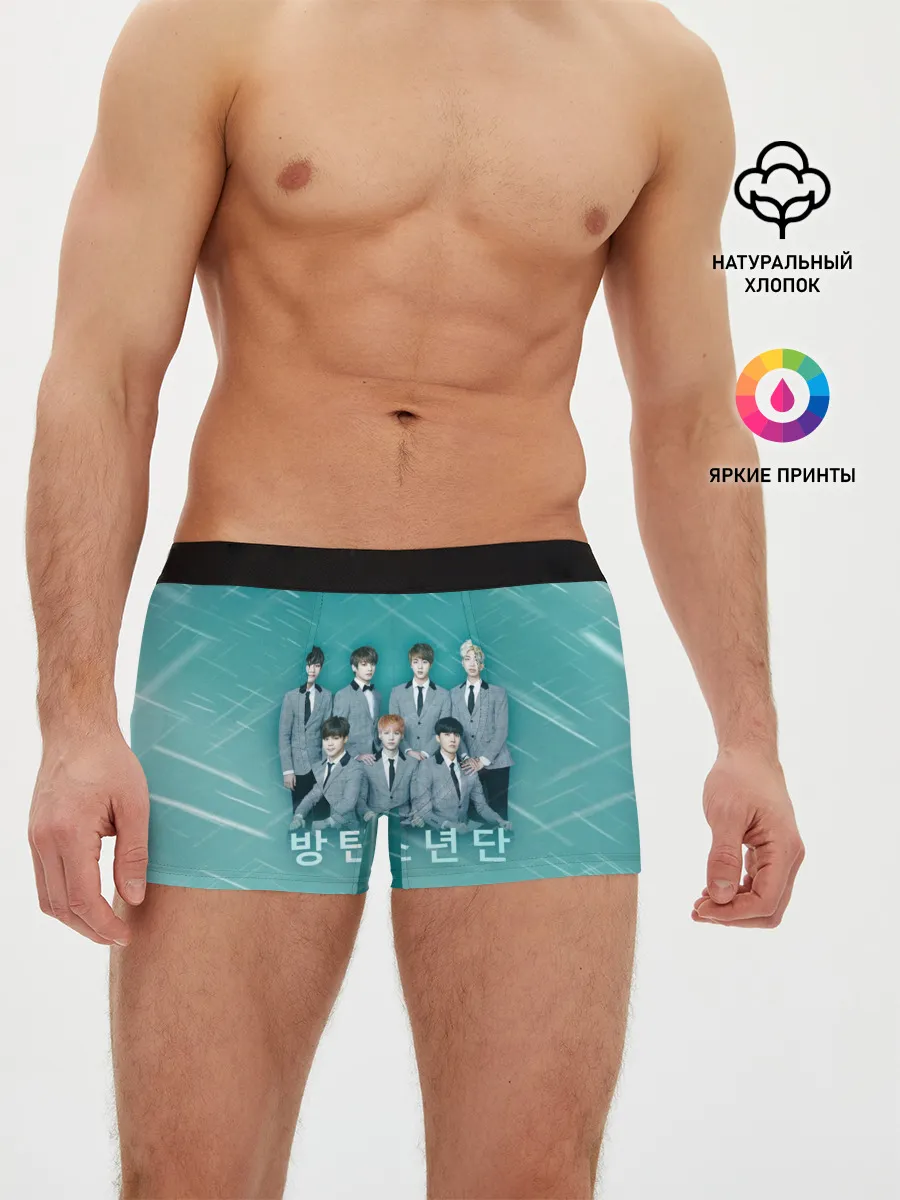 Мужские трусы боксеры / BTS