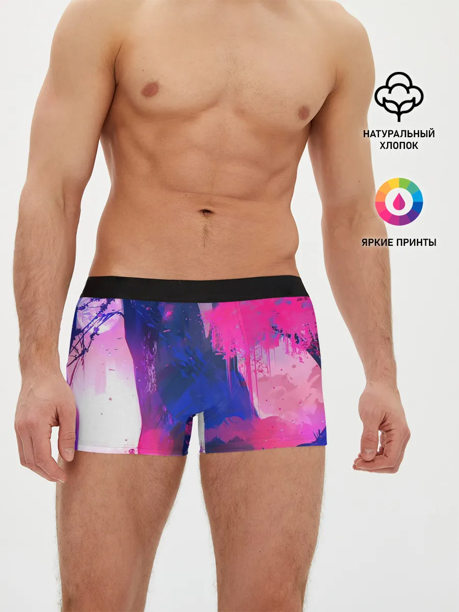 Мужские трусы боксеры / Неоновые Краски