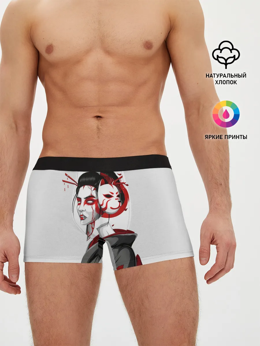 Мужские трусы боксеры / Гейша