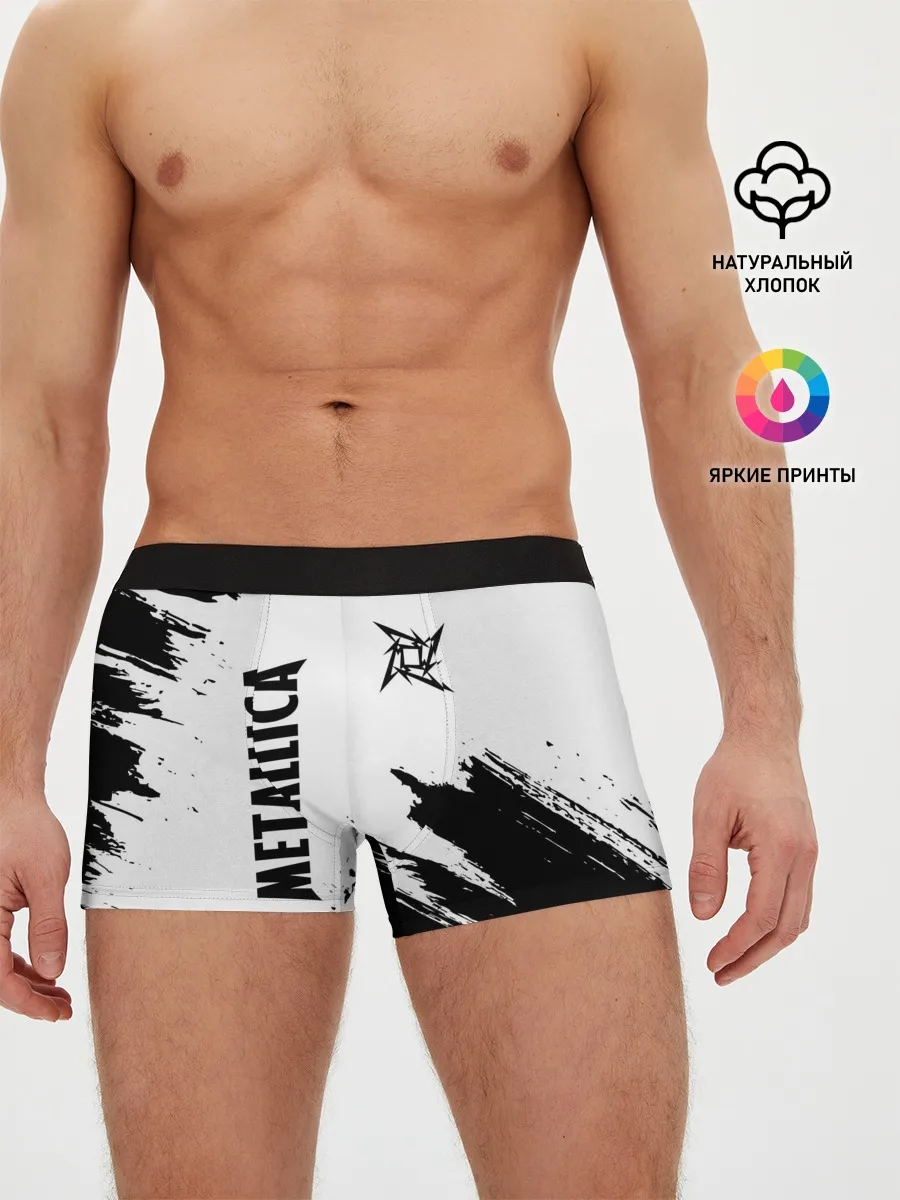 Мужские трусы боксеры / METALLICA / МЕТАЛЛИКА