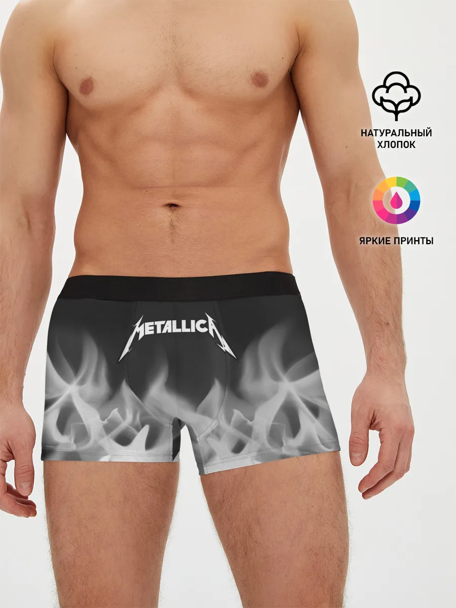 Мужские трусы боксеры / METALLICA / МЕТАЛЛИКА