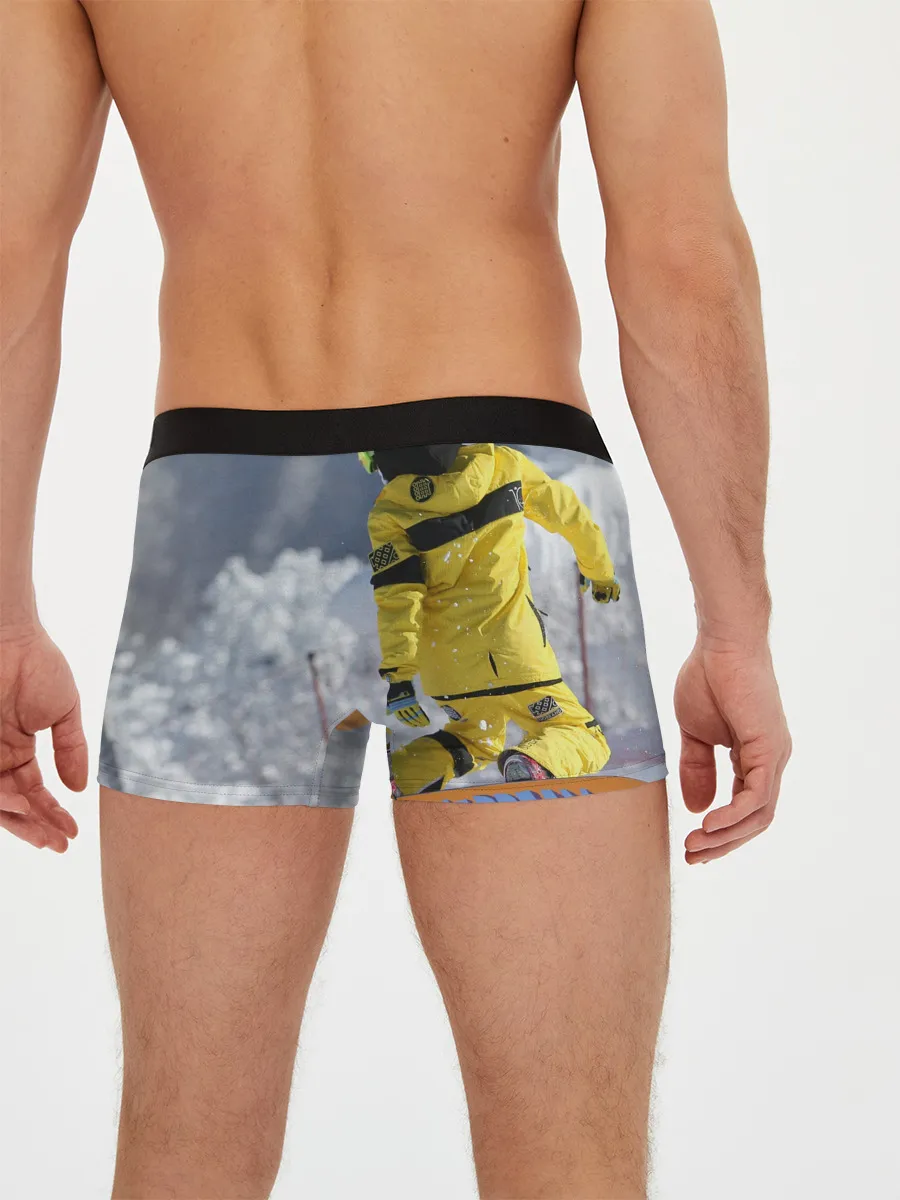 Мужские трусы боксеры / сноубордист