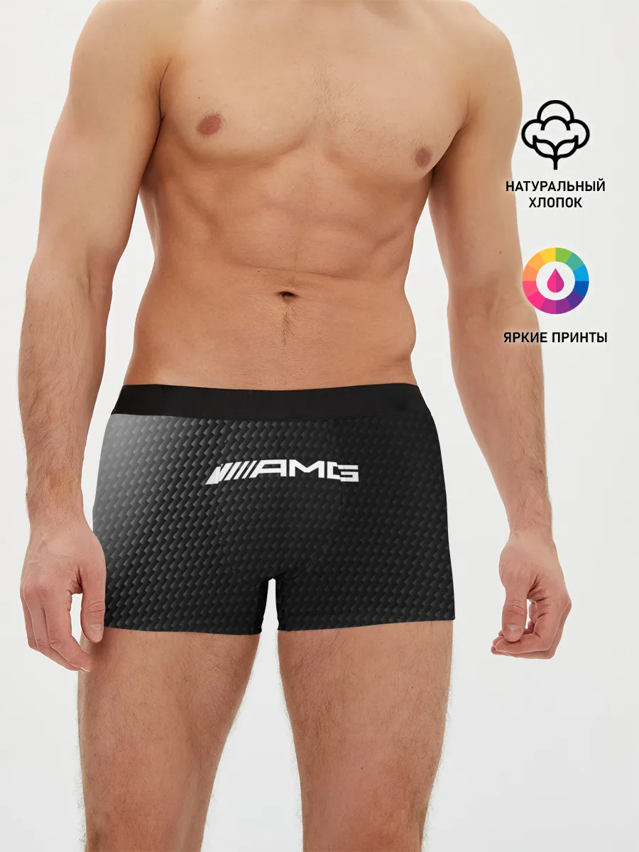 Мужские трусы боксеры / MERCEDES / МЕРСЕДЕС