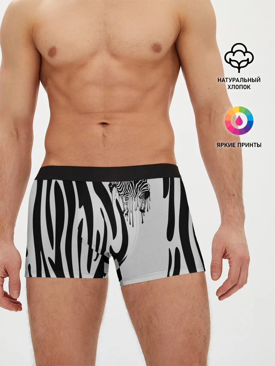 Мужские трусы боксеры / Zebra