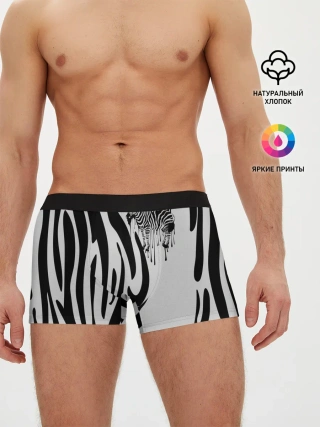 Мужские трусы боксеры / Zebra