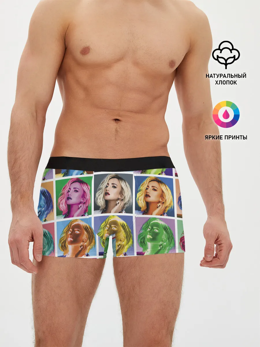 Мужские трусы боксеры / Buzova pop-art