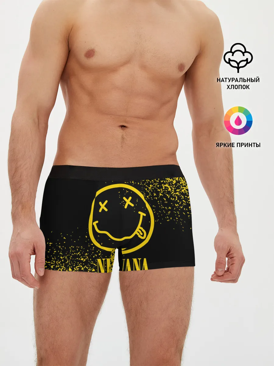 Мужские трусы боксеры / NIRVANA / НИРВАНА