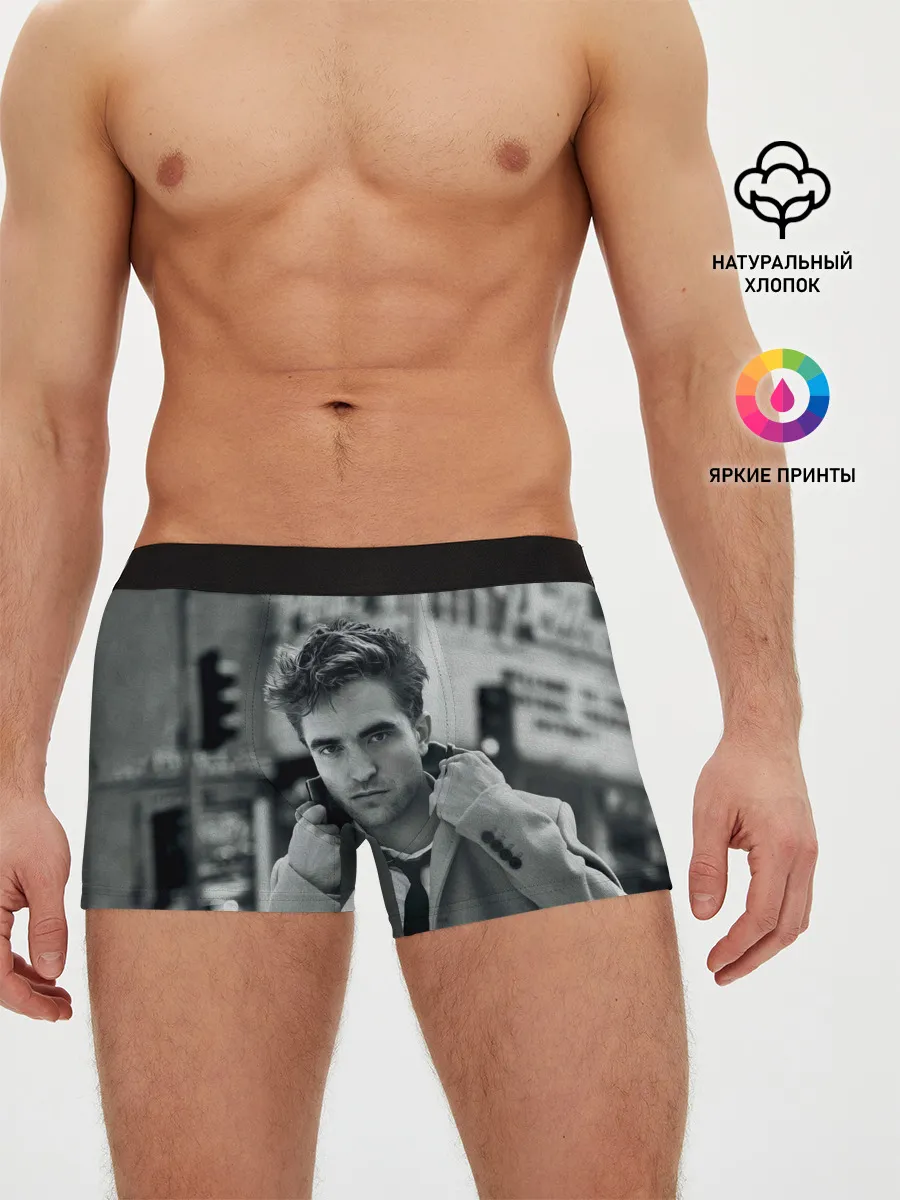 Мужские трусы боксеры / Роберт Паттинсон