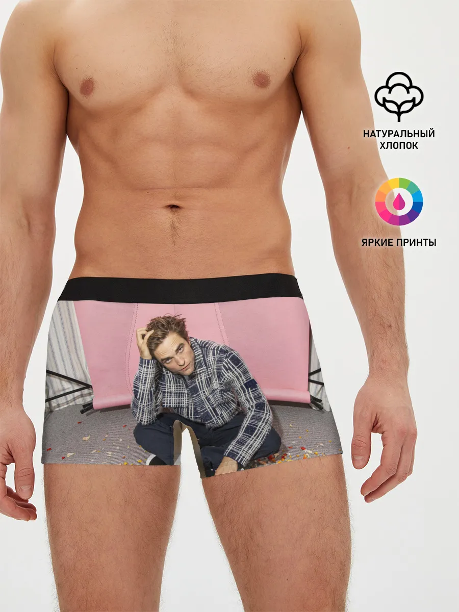 Мужские трусы боксеры / Роберт Паттинсон