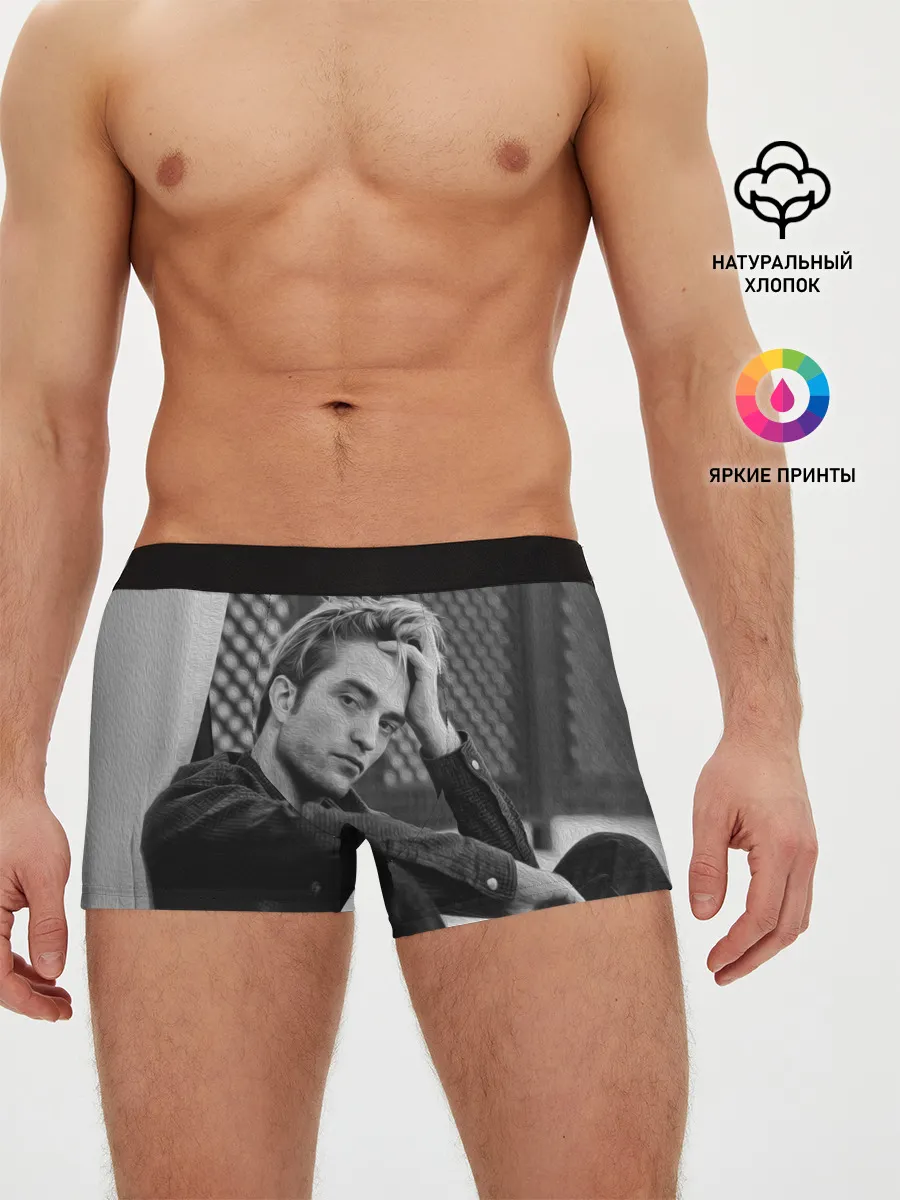 Мужские трусы боксеры / Роберт Паттинсон