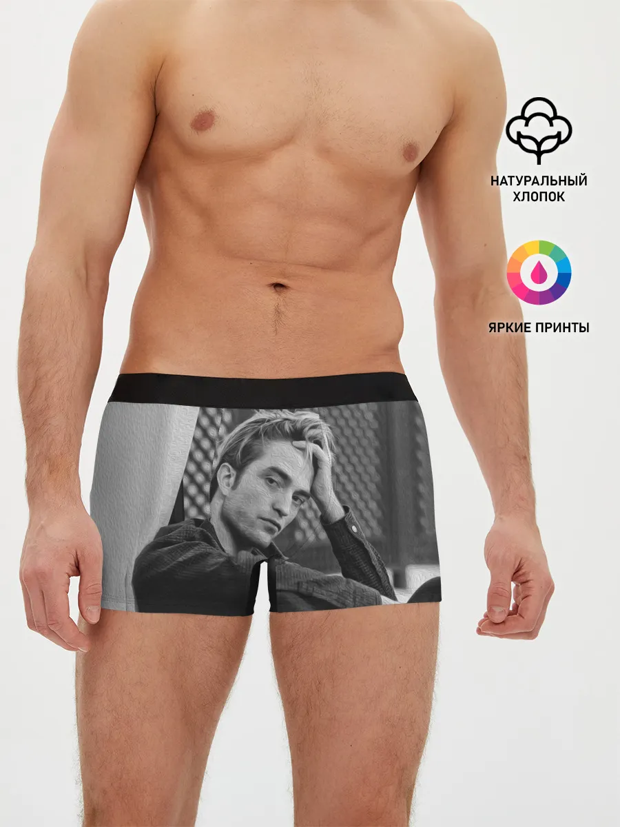 Мужские трусы боксеры / Роберт Паттинсон