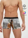 Мужские трусы боксеры / Конь и снег