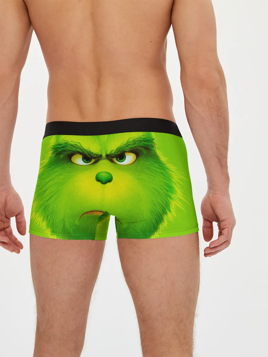 Мужские трусы боксеры / Гринч 3D/ The Grinch