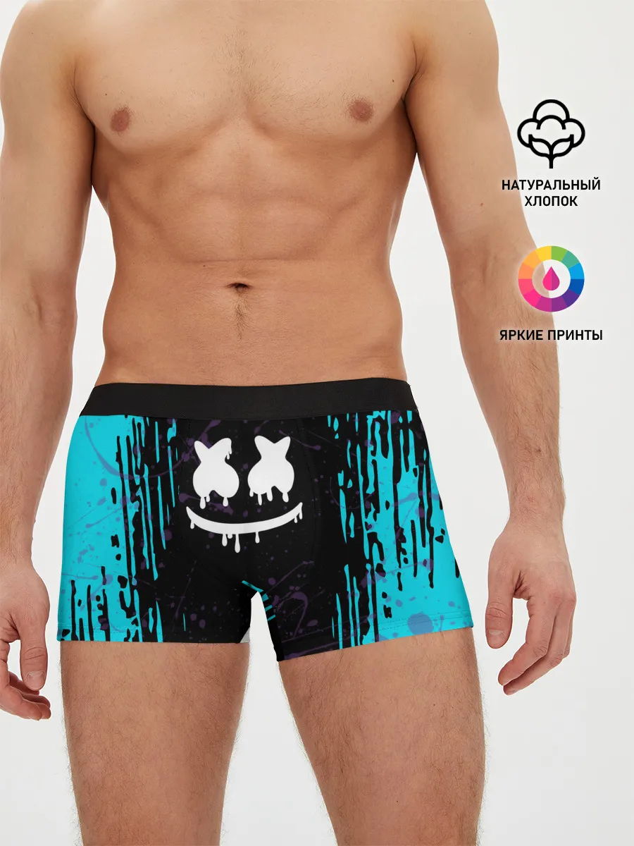 Мужские трусы боксеры / FORTNITE MARSHMELLO.