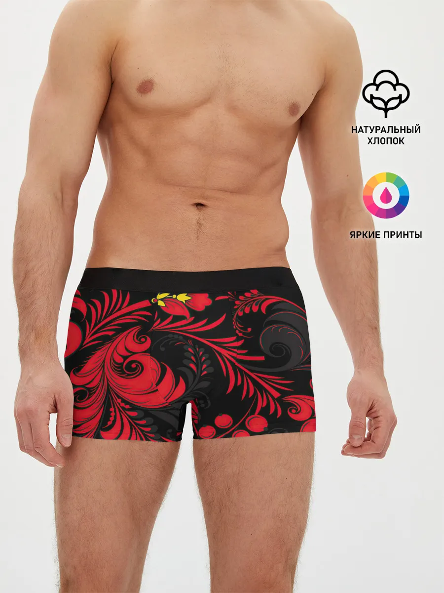 Мужские трусы боксеры / Хохлома