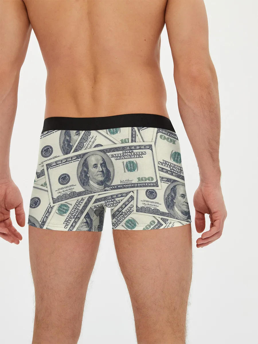 Мужские трусы боксеры / Доллары