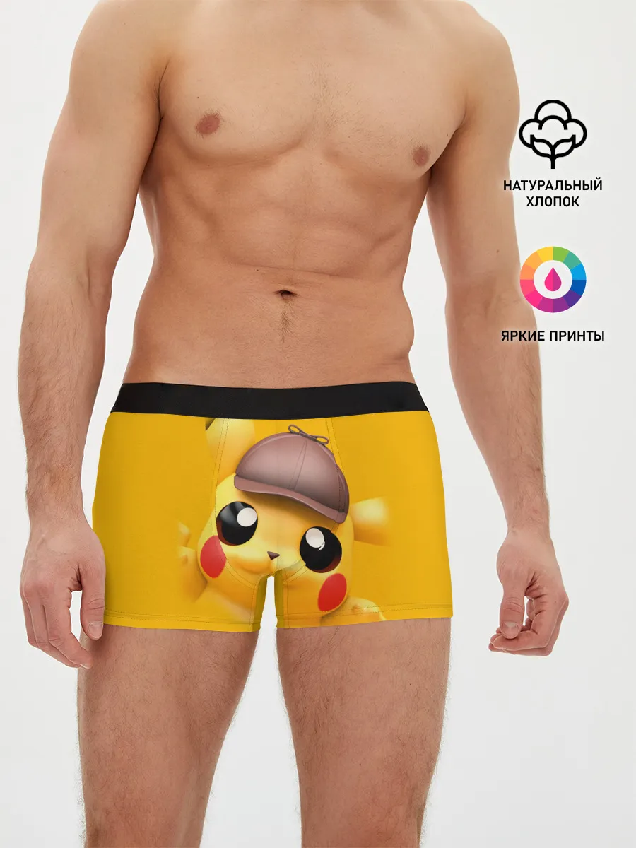 Мужские трусы боксеры / Pikachu Pika Pika