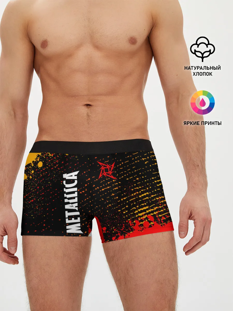 Мужские трусы боксеры / METALLICA / МЕТАЛЛИКА