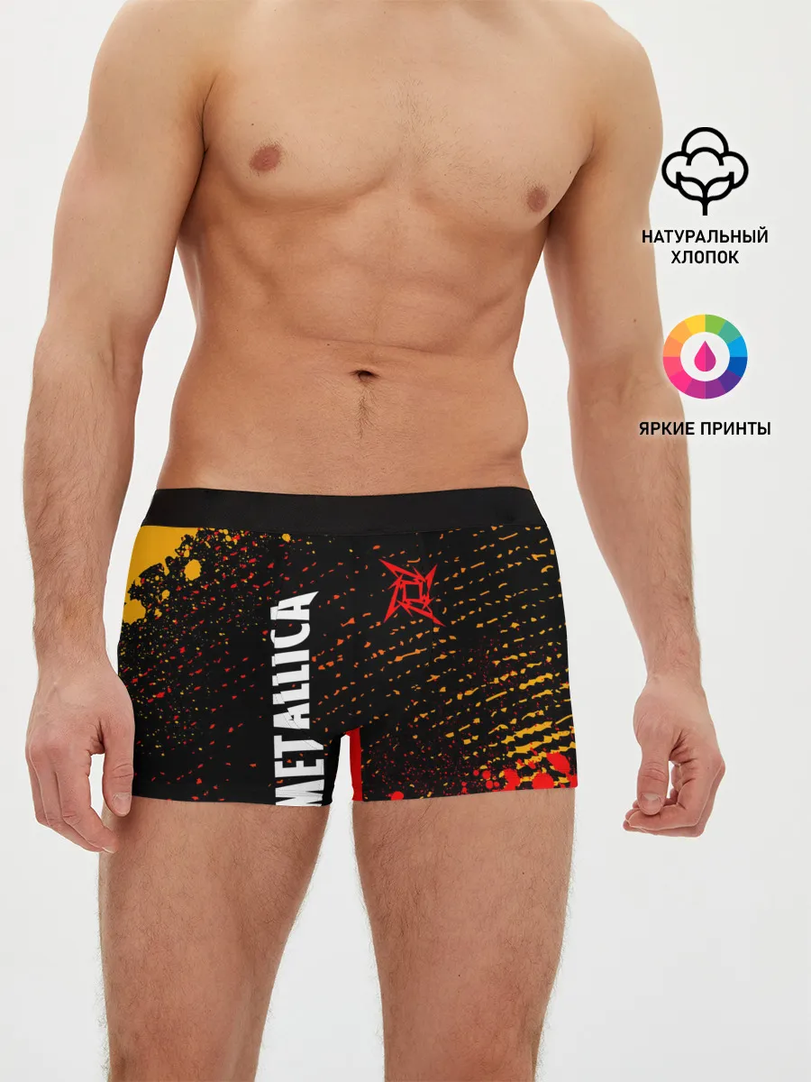 Мужские трусы боксеры / METALLICA / МЕТАЛЛИКА