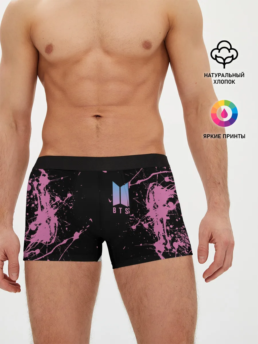 Мужские трусы боксеры / BTS