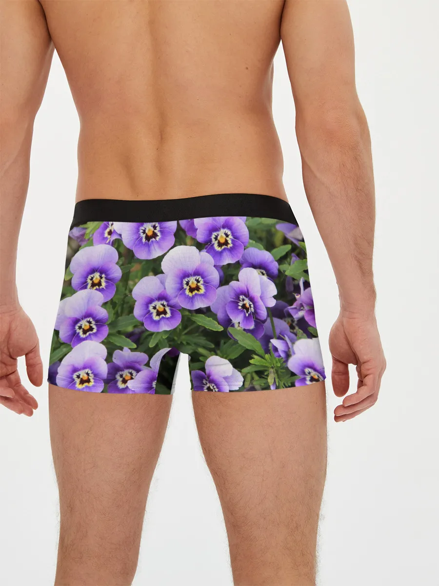 Мужские трусы боксеры / Анютины глазки
