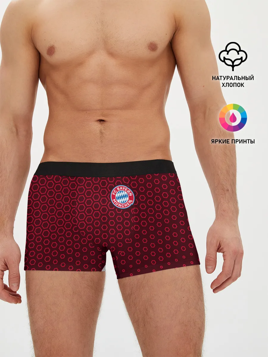 Мужские трусы боксеры / FC BAYERN / БАВАРИЯ