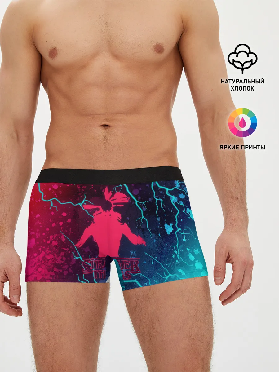 Мужские трусы боксеры / ОЧЕНЬ СТРАННЫЕ ДЕЛА / STRANGER