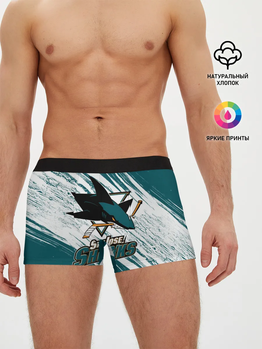Мужские трусы боксеры / Сан-Хосе Шаркс