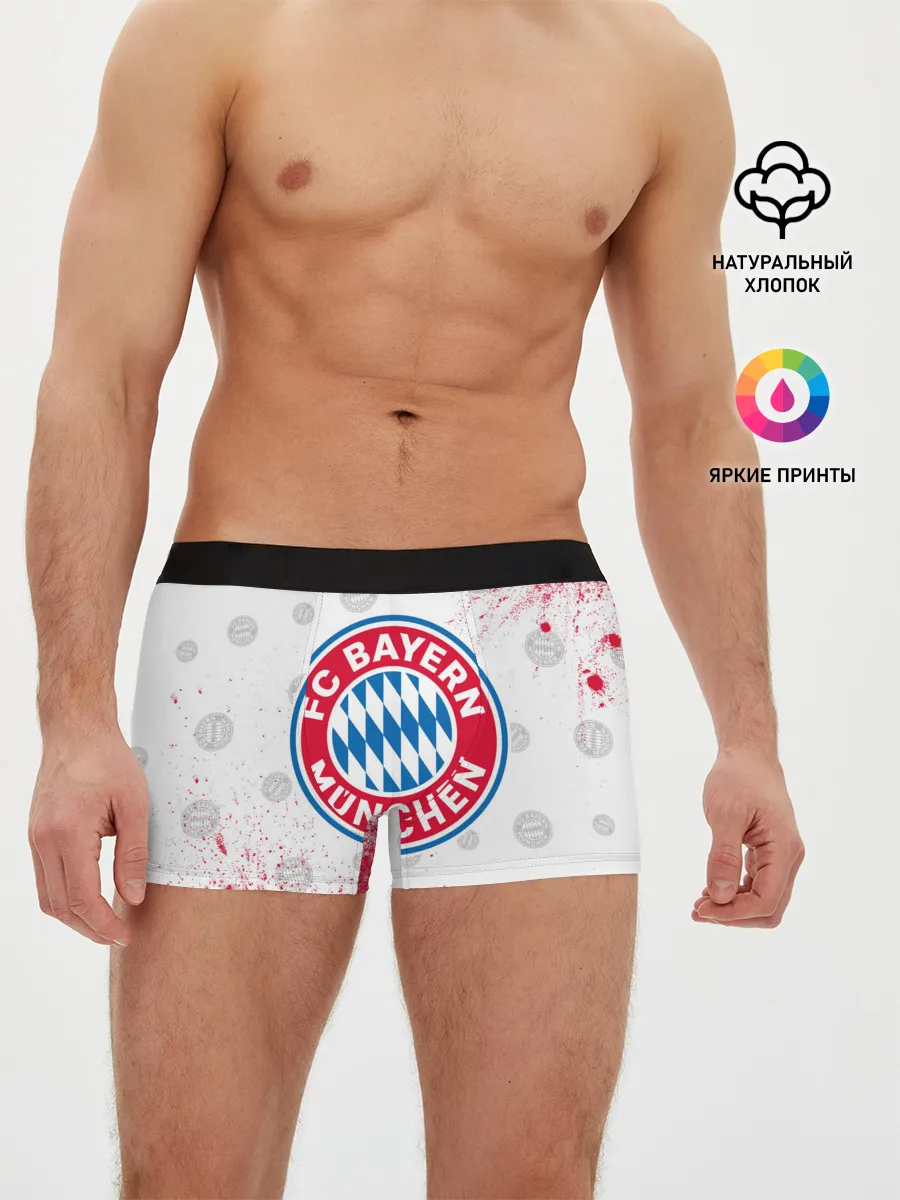 Мужские трусы боксеры / FC BAYERN / БАВАРИЯ