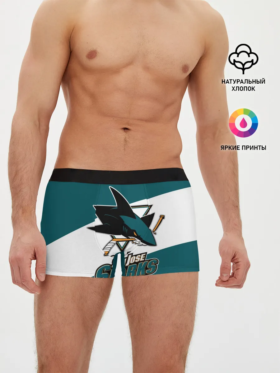 Мужские трусы боксеры / Сан Хосе Шаркс