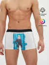 Мужские трусы боксеры / Zero Two blue back