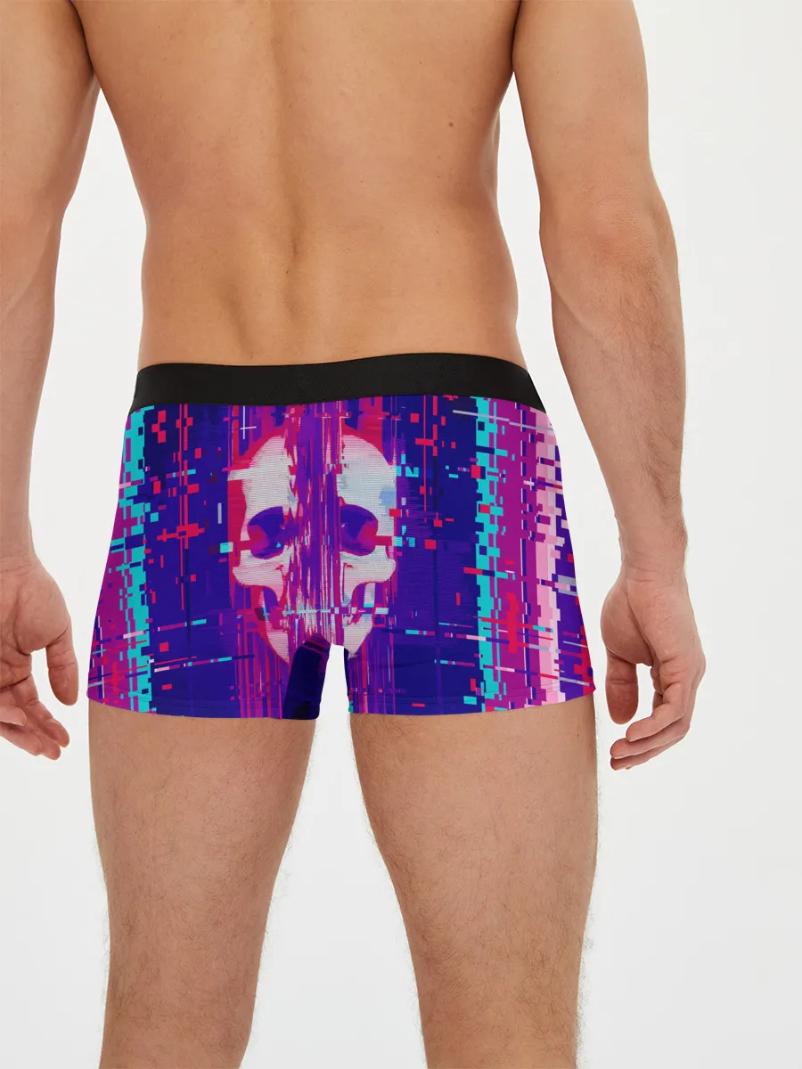 Мужские трусы боксеры / Skull glitch