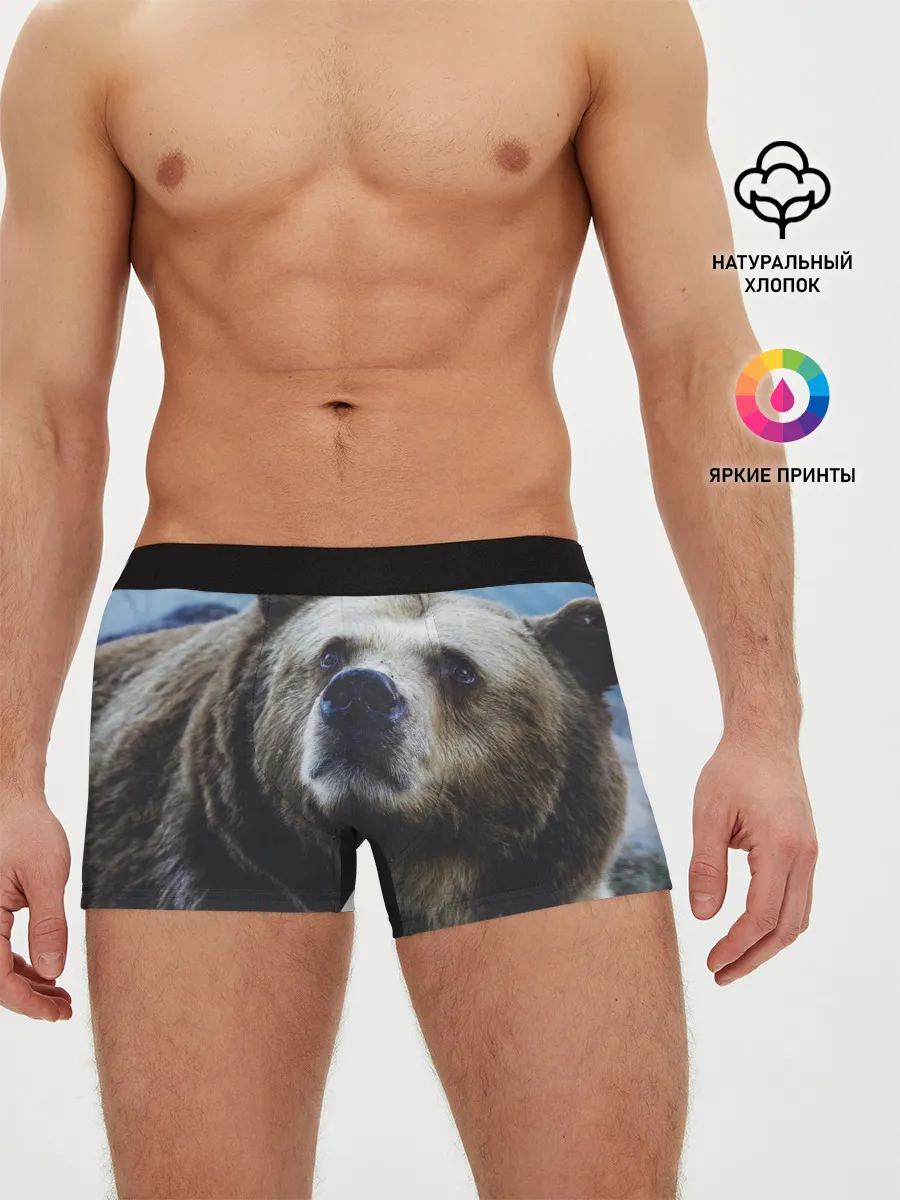 Мужские трусы боксеры / Гризли