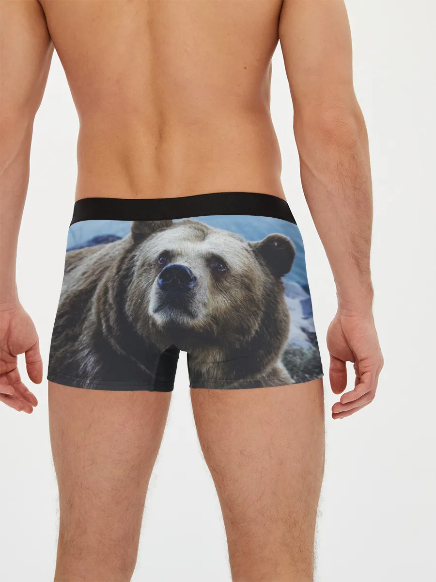 Мужские трусы боксеры / Гризли