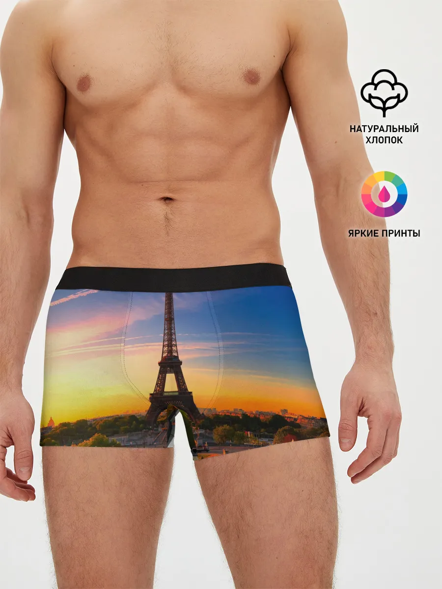 Мужские трусы боксеры / Эйфелева башня