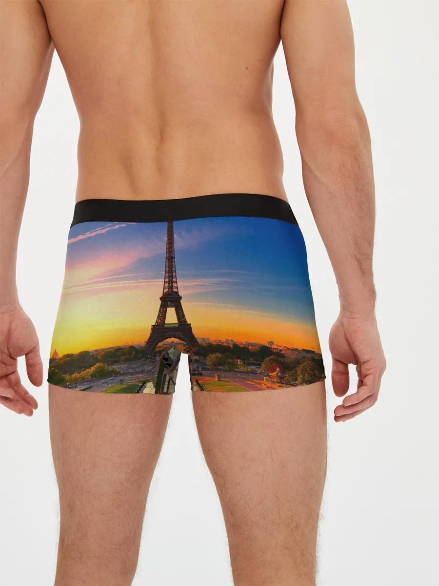 Мужские трусы боксеры / Эйфелева башня