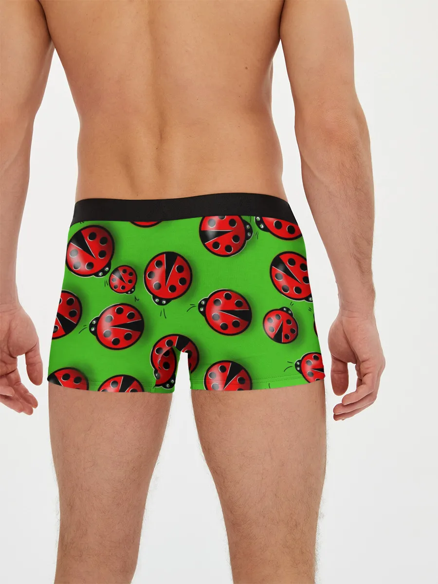 Мужские трусы боксеры / Божьи коровки