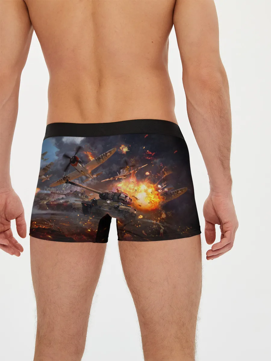 Мужские трусы боксеры / Танк