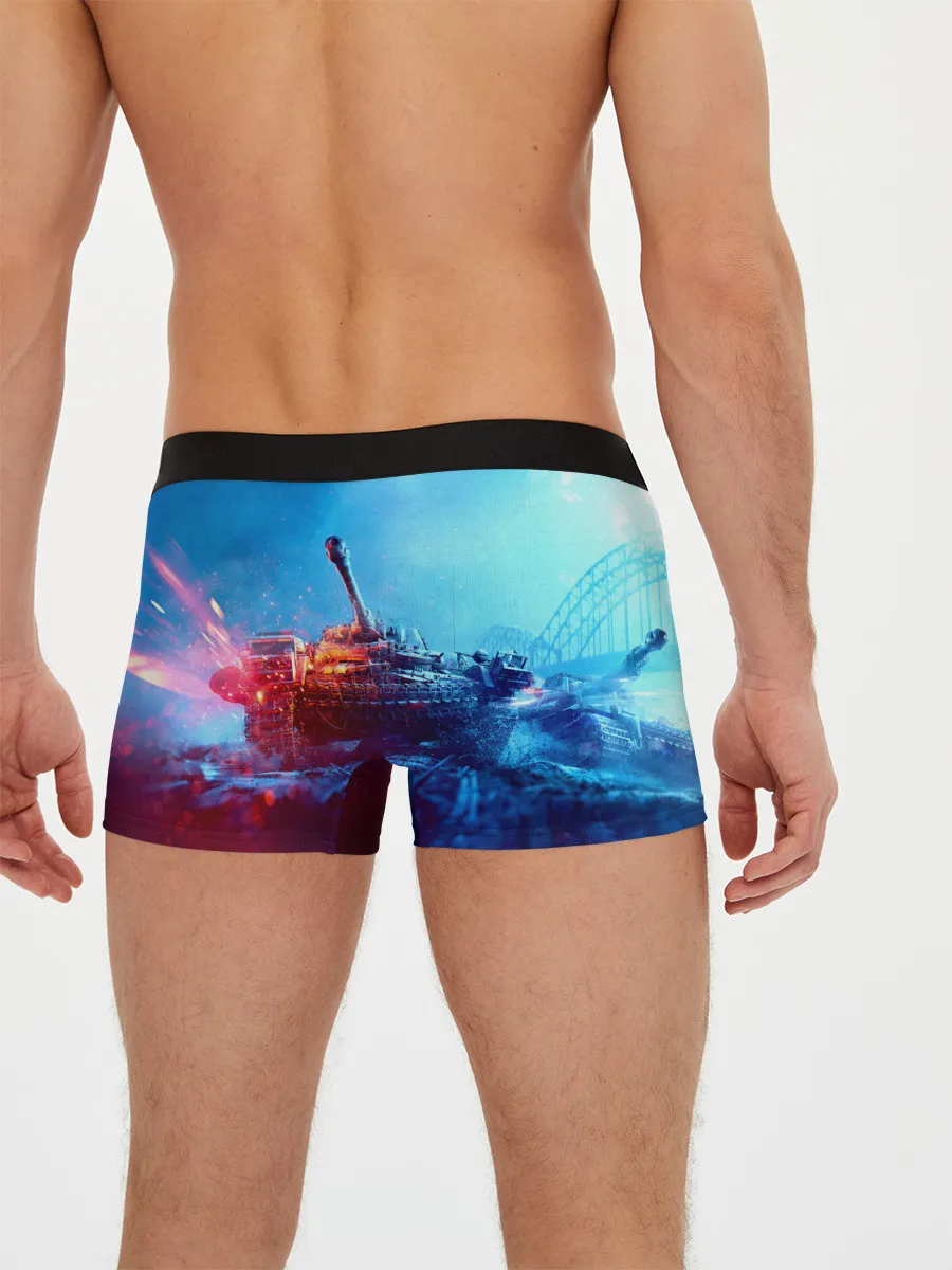 Мужские трусы боксеры / Танк