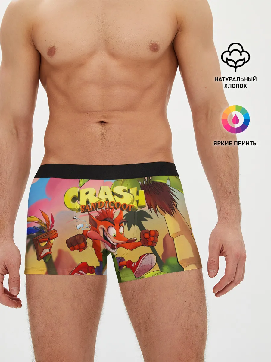 Мужские трусы боксеры / Crash Bandicoot