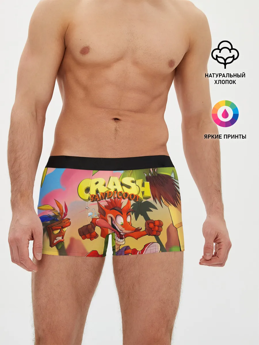 Мужские трусы боксеры / Crash Bandicoot