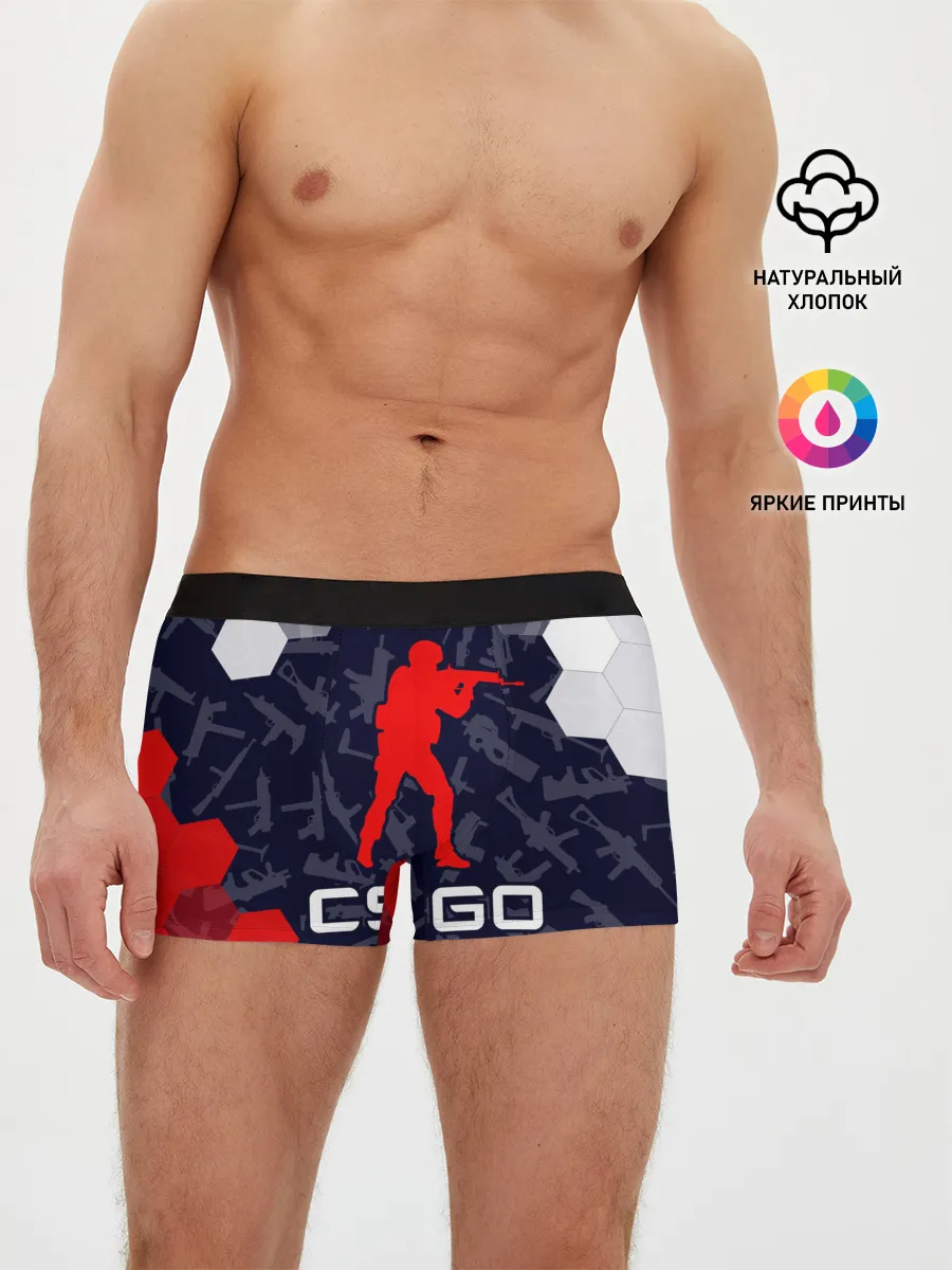 Мужские трусы боксеры / CS GO | КС ГО