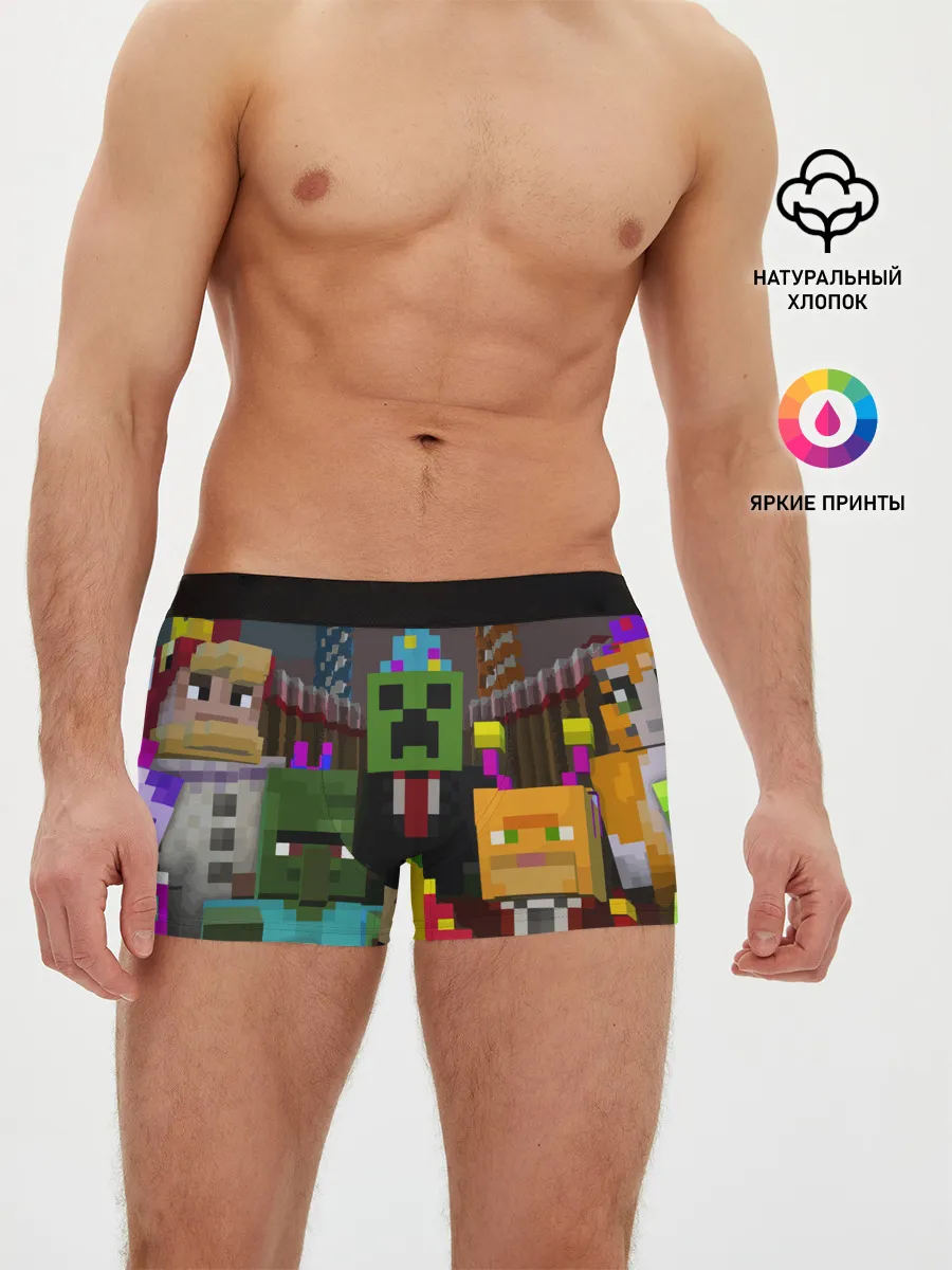 Мужские трусы боксеры / MINECRAFT