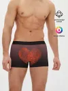 Мужские трусы боксеры / Сердце из отпечатков пальцев