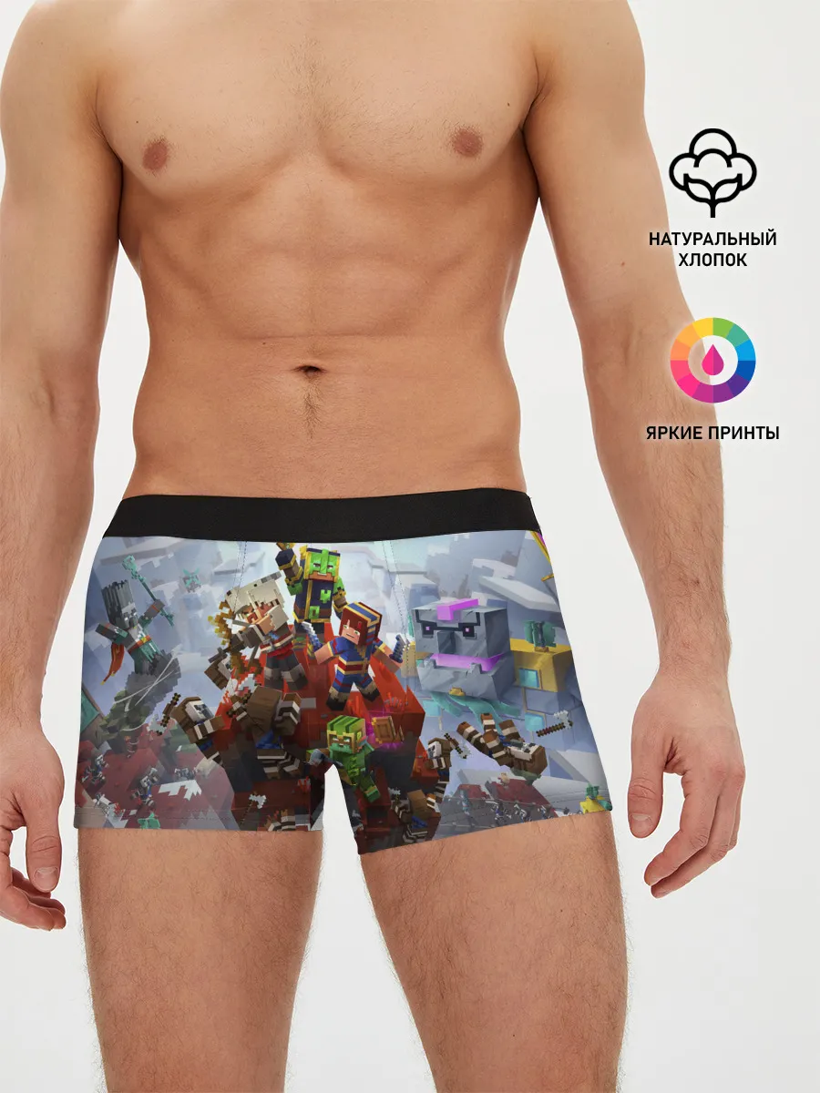 Мужские трусы боксеры / Minecraft Dungeons